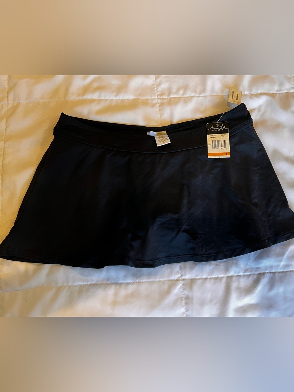 Anne Cole Black Athletic Skort with Tag